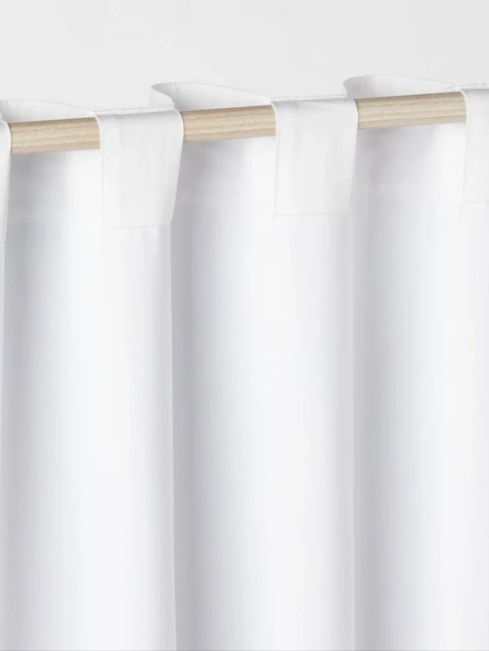Pillowfort Ruffle Kids' Blackout Window Curtain 1 Panel White 42